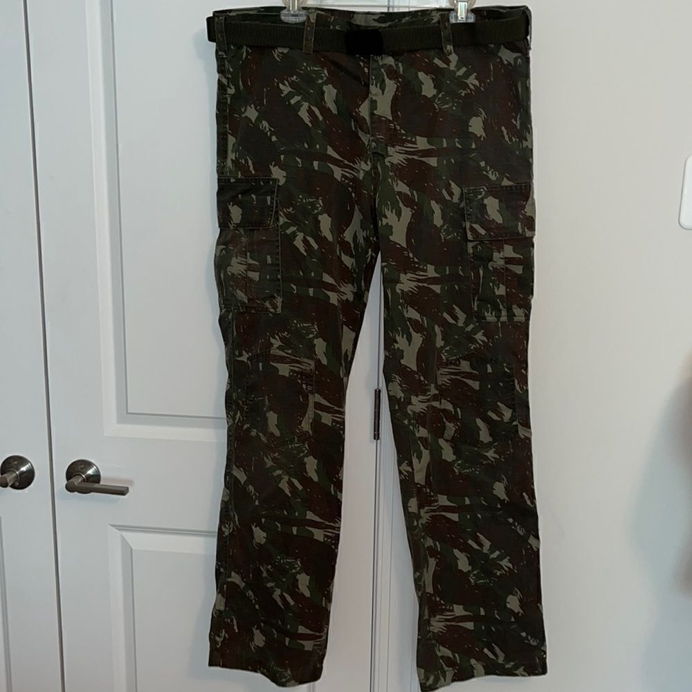 Import BraIl Tactical Men's Ripstop Camo Camouflage cargo  Pants 40 x 34 (48)